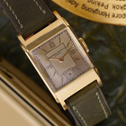 Vintage Vacheron Constantin 18K Yellow Gold Rectangular Dress Watch 1940s