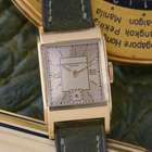 Vintage Vacheron Constantin 18K Yellow Gold Rectangular Dress Watch 1940s