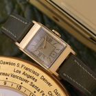 Vintage Vacheron Constantin 18K Yellow Gold Rectangular Dress Watch 1940s