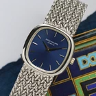 Vintage Patek Philippe Ellipse 4223/1 18k White Gold Bracelet Manual Wind 1970s