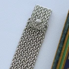 Vintage Patek Philippe Ellipse 4223/1 18k White Gold Bracelet Manual Wind 1970s