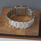 Cartier Tank Française W51002Q3 28mm Automatic Stainless Steel Guilloche Dial