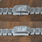 Cartier Tank Française W51002Q3 28mm Automatic Stainless Steel Guilloche Dial