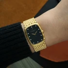 Vacheron Constantin Ref. 33037P 18k Yellow Gold Diamond Dial Bracelet Watch 1970s