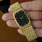 Vacheron Constantin Ref. 33037P 18k Yellow Gold Diamond Dial Bracelet Watch 1970s