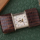 Movado Ermeto Tiffany & Co. Triple Calendar Moon Phase Travel Watch 1940s–50s