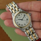 Cartier Panthere Cougar Two-Row 33mm Two-Tone Quartz Circa 1990s