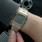 Audemars Piguet Royal Oak Square 6009SA Two-Tone Grey Tapisserie 29mm Quartz