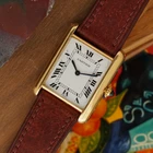 Cartier Tank Louis Ref. 78086 18k Yellow Gold Paris Dial Manual Wind 1980s