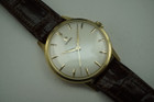 Omega 14720-3 Dress Model 18k original band & buckle dates 1960 for sale houston fabsuisse