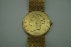 CORUM $20 U.S. COIN WATCH WATCH w/BRACELET C.2000'S