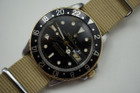 ROLEX 16753 GMT TUTONE 18K & SS. HEAD QUICKSET. DATES 1984.