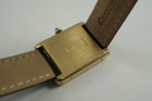 Cartier Tank vintage classic 18k yellow gold deployment dates 1990's for sale modern houston fabsuisse