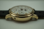 WALDEN INTERNATIONAL CHRONOGRAPH 18K ROSE GOLD FULL CALENDAR 24 HR HAND 1980'S PRE-OWNED FOR SALE HOUSTON FABSUISSE