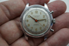 Jean Louis Roehrich "stop" Flyback Chronograph stainless steel 1950's pre owned for sale houston fabsuisse