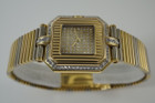 Cartier Ceinture watch factory diamonds w/ tricolor bracelet c. 1990's gold automatic modern for sale houston fabsuisse