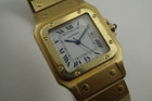 Cartier 81736788 Santos 18k yellow gold gents automatic c. 1980's card & box 