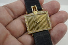 Corum 55596 Rolls Royce radiator grill watch 18k yellow gold & diamonds c. 1970's vintage rare for sale houston fabsuisse