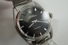 Rolex 6241 Speedking black gilt dial w/silver print stainless steel c. 1960