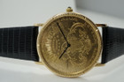 Corum $20 Liberty Coin Watch coinc c.1878 watch c.1990's quartz for sale houston fabsuisse