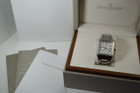 Jaeger LeCoultre 230.8.77 Hometime Reverso Squadra, 1000 hours box, papers c. 2000's pre owned for sale houston fabsuisse