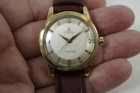 Omega GX 6250 Seamaster vintage 14k gold plated automatic dates 1958 for sale houston fabsuisse