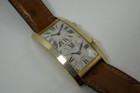Cartier A106139 Tank Cintree Two Time Zone Watch 18k yellow gold dates 1990 pre owned for sale houston fabsuisse
