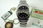 Rolex 114270 Explorer I stainless steel w/ tags original papers automatic 2002 pre owned for sale houston fabsuisse