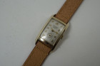 Gruen Curvex Guild 10k gold filled rectangle classic dates 1940's vintage pre owned timepiece for sale houston fabsuisse