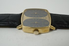 Baume & Mercier vintage Two Time Zone Watch 18k yellow gold dates 1980's original for sale houston fabsuisse