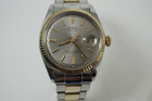 Rolex 1601 Datejust stainless steel & gold dates 1968 sold 1970 box & papers automatic sold in zurich for sale houston fabsuisse