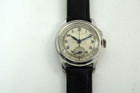 Tavannes Watch Co. Chronograph single button pulsations stainless steel 1930's