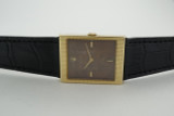 Rolex 4127 Cellini 18k yellow gold w/ exotic wood dial dates 1985 original vintage for sale houston fabsuisse