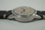 Mido Multi-centerchrono Chronograph stainless steel case original dates 1940's rare vintage francois borgel case pre owned for sale houston fabsuisse