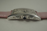 Cartier 2312 Tank American Chronograph 18k white gold dates 2000's  modern pre owned for sale houston fabsuisse