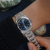 Rolex Oyster Perpetual 67480 Steel Blue Dial