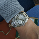 Rolex Oyster Perpetual Date 115210 Engine-Turned  Steel
