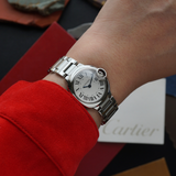 Cartier Ballon Bleu 28mm Steel Books Quartz 2016