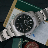 Rolex Explorer 214270 Mark 1 Dial Stainless Steel w/ 2011 Card and Tags