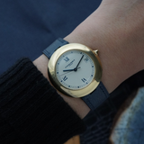 Chaumet Paris 13A 18K Yellow Gold Automatic Pebble Watch 1990s