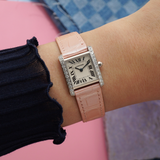 Cartier Tank Francaise Diamond 18k White Gold WE100251 2000 Papers