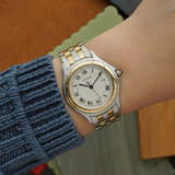 Cartier Panthere Cougar Two-Row 33mm Two-Tone Quartz Circa 1990s