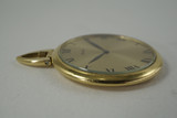 Piaget Pocket Watch 18k yellow gold thin design dates 1960's for sale houston fabsuisse