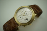 AUDEMARS PIGUET 25644.002 HUITIEME CHRONOGRAPH AUTO. 18K YELLOW GOLD W/ DEPLOYMENT. 