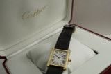 Cartier W5200002 18k yellow gold Tank Solo w/ box & papers c. 2015 pre owned for sale houston fabsuisse 