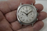 Heuer 7743 Camaro 2 register chronograph stainless steel dates late 1960's vintage mechanical wind timepiece for sale houston fabsuisse