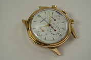 Movado 49038 Chronograph 14k yellow gold mint case dates 1954 vintage pre owned for sale houston fabsuisse