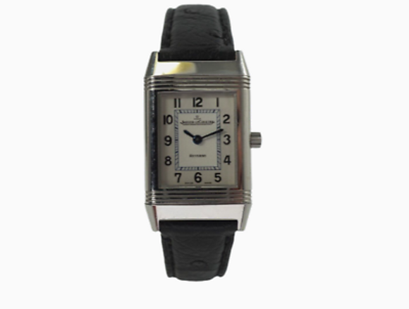 JAEGER LeCOULTRE 260.8.47 LADIES STEEL REVERSO DEPLOYMENT STRAP DATES 2000'S