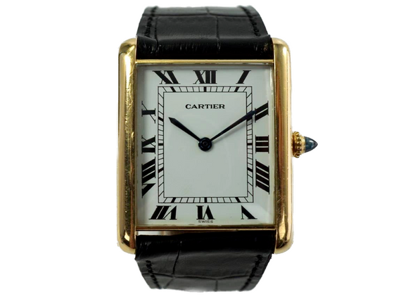 Cartier Tank Jumbo Automatique 18k Yellow Gold c. 1970’s  