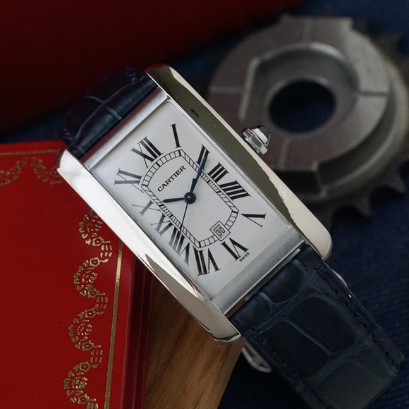 Cartier Tank Americaine XL Steel